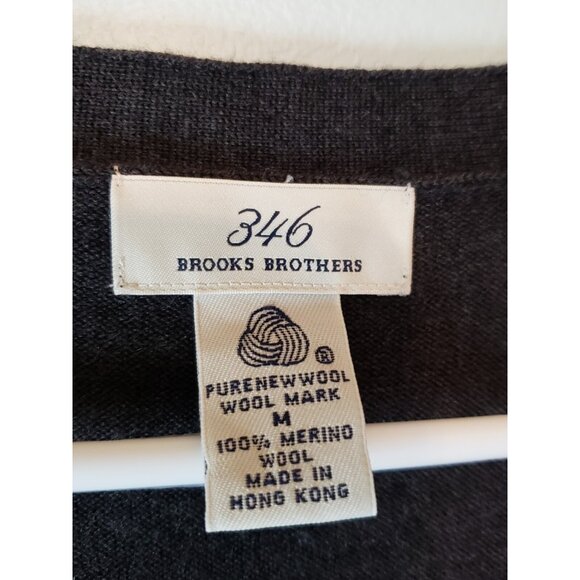346 Brooks Brothers Womens M Gray Sweater Dress 100% Merino Wool Minimalist - Picture 6 of 7